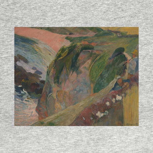 The Flageolet Player on the Cliff by Paul Gauguin by Classic Art Stall